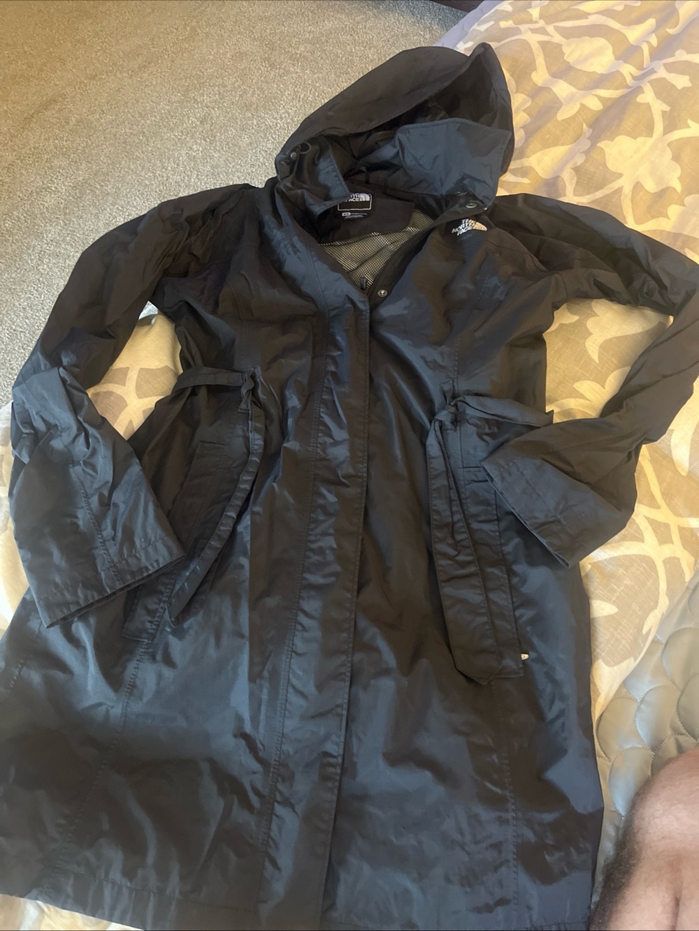 The North Face Hyvent Stella Grace Rain Coat Trench Belted Jacket Women’s Medium